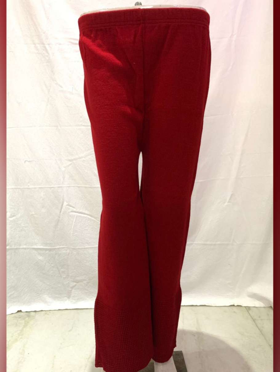 red color woolen palazzo  - 18231378 -  Standard Image - 1