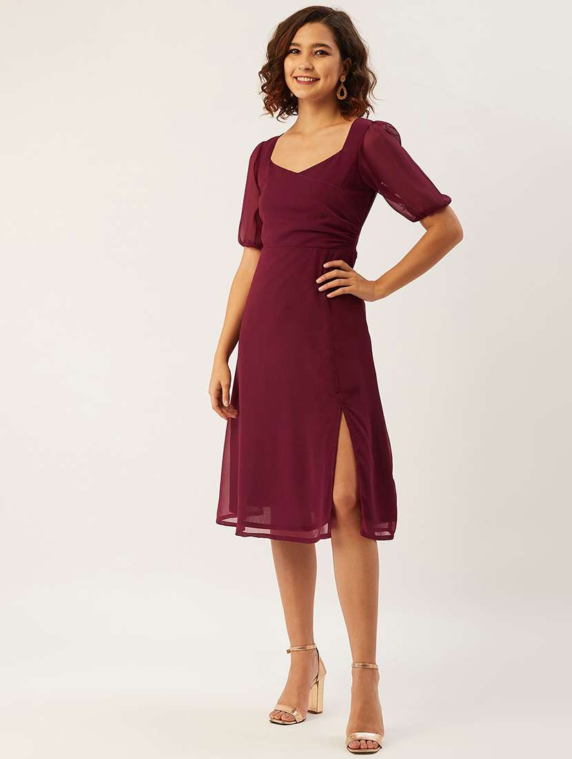 women's  solid dress
