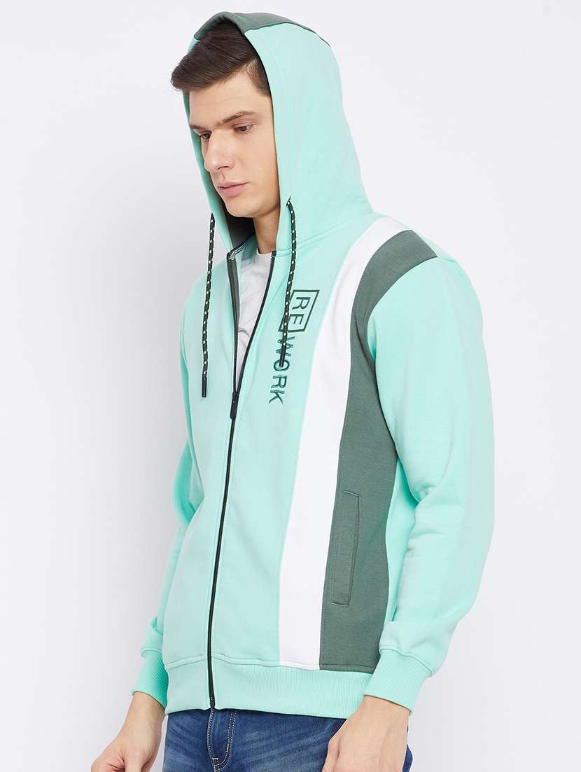 green cut & sew sweatshirt - 18233014 -  Standard Image - 1