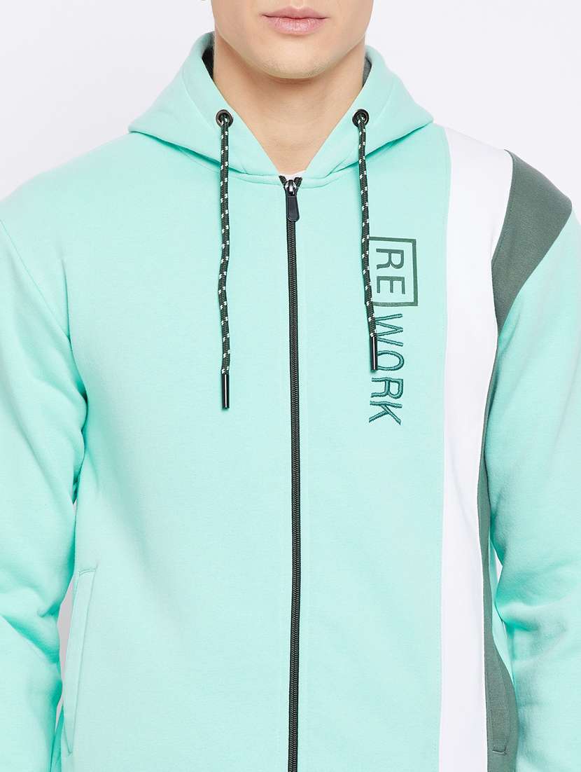 green cut & sew sweatshirt - 18233014 -  Standard Image - 4