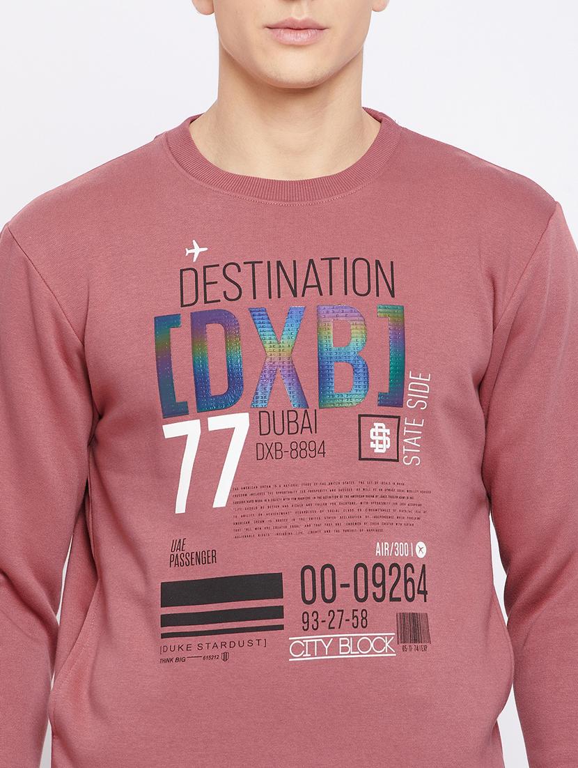 red front print sweatshirt - 18233016 - Standard Image - 4