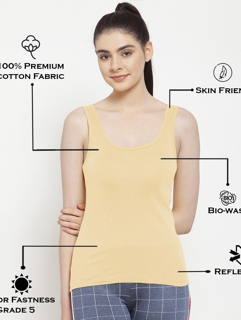 pack of 3 solid tank tops - 18233330 - Standard Image - 4