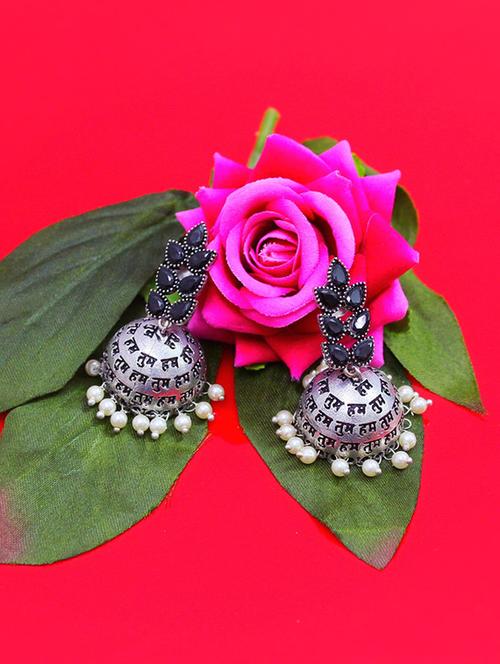 black brass drop earring - 18233434 -  Standard Image - 0