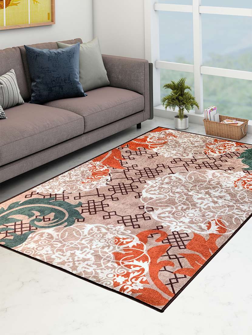 athom living aristrocrat premium anti slip printed carpet