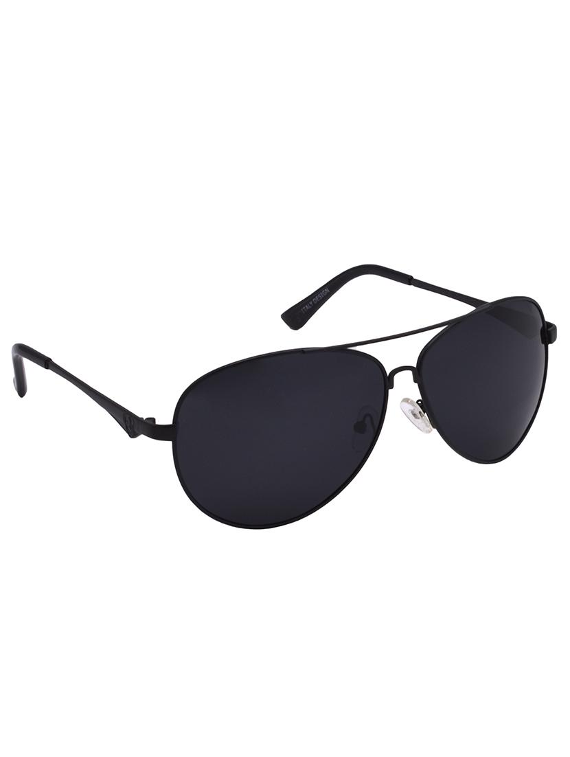 hrinkar men women boys & girls aviator & sunglasses black frame, black lens (medium) - 18238986 - Standard Image - 1