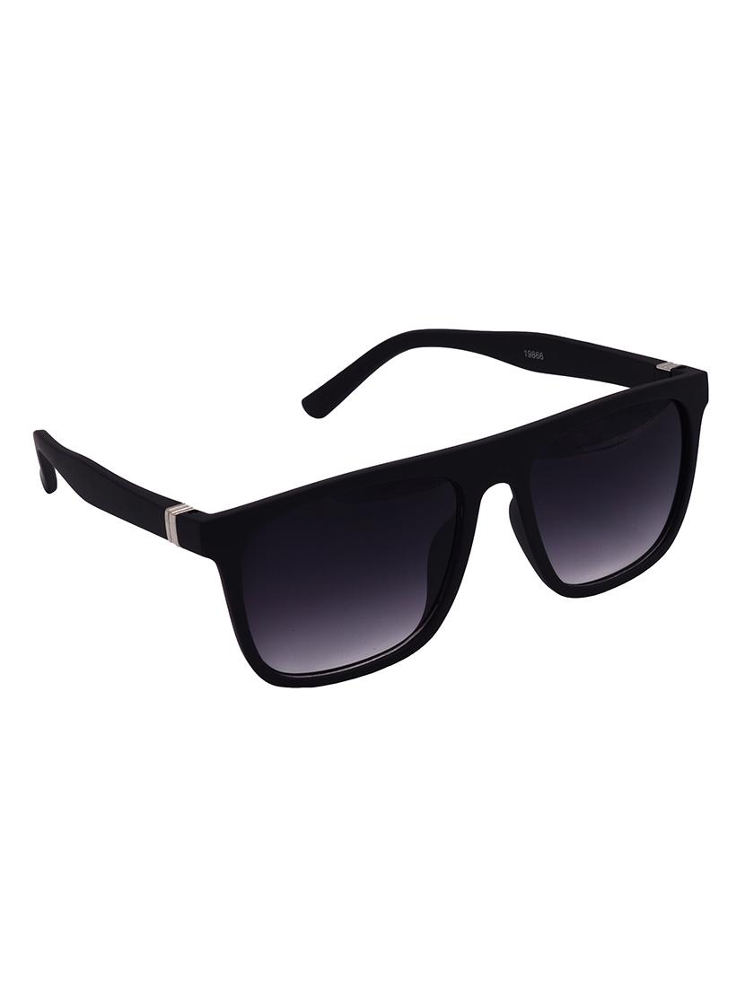 hrinkar men women boys & girls rectangular &  sunglasses black frame, black lens (medium) - 18238993 -  Standard Image - 1
