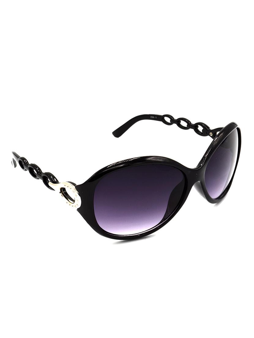 hrinkar men women boys & girls round &  sunglasses black frame, grey lens (medium) - 18239048 -  Standard Image - 1