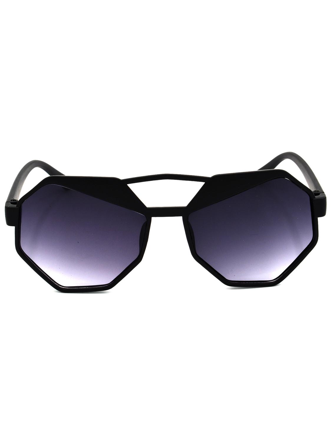 hrinkar men women boys & girls round & sunglasses black frame, grey lens (medium) - 18239127 - Standard Image - 1