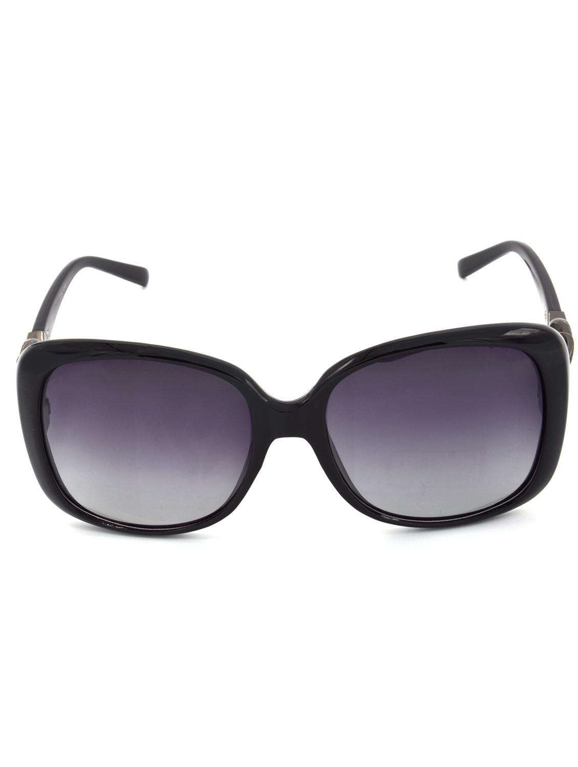 hrinkar men women boys & girls rectangular &  sunglasses black frame, grey lens (medium) - 18239224 -  Standard Image - 1