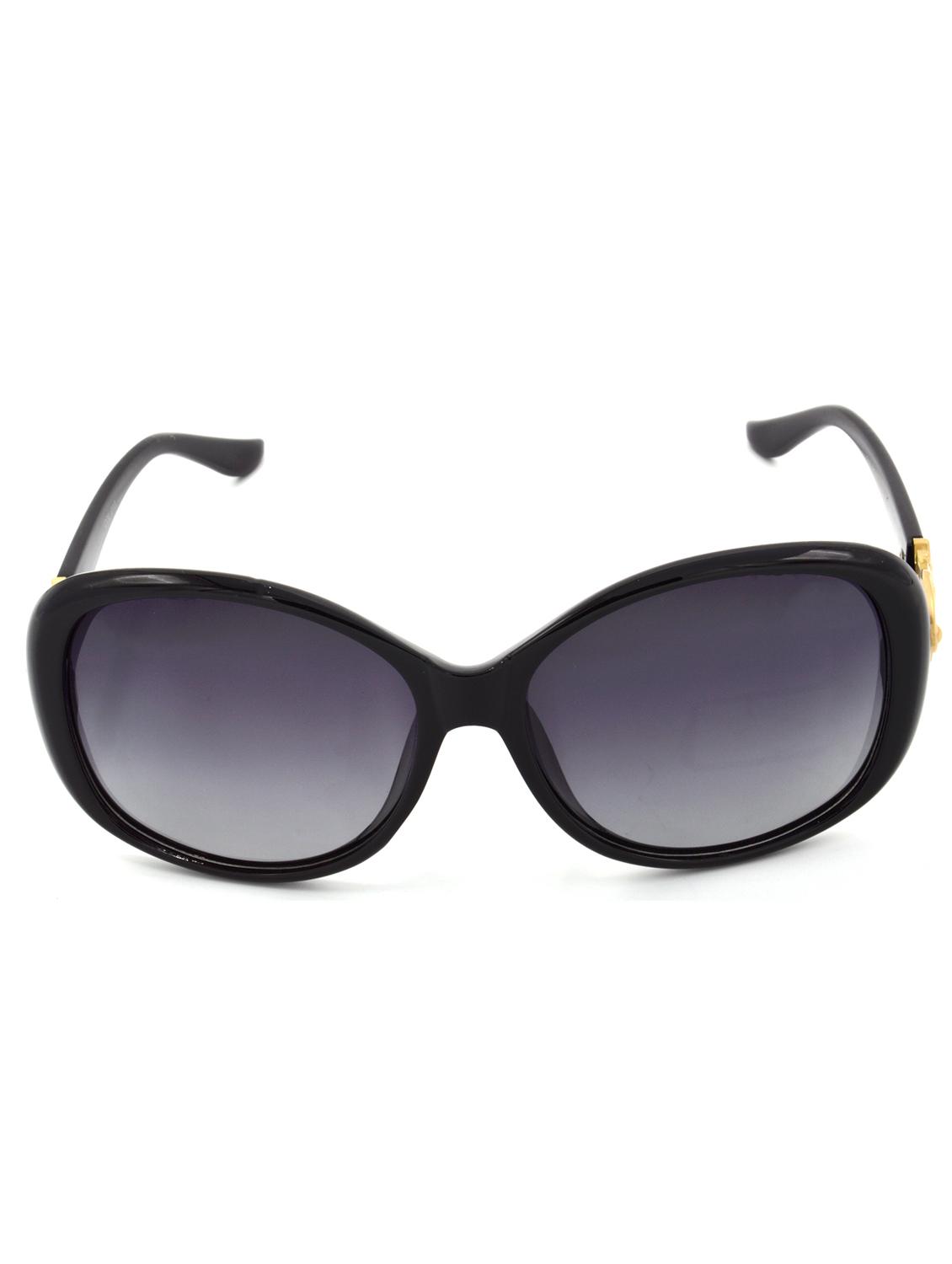 hrinkar men women boys & girls rectangular &  sunglasses black frame, grey lens (medium) - 18239231 -  Standard Image - 1