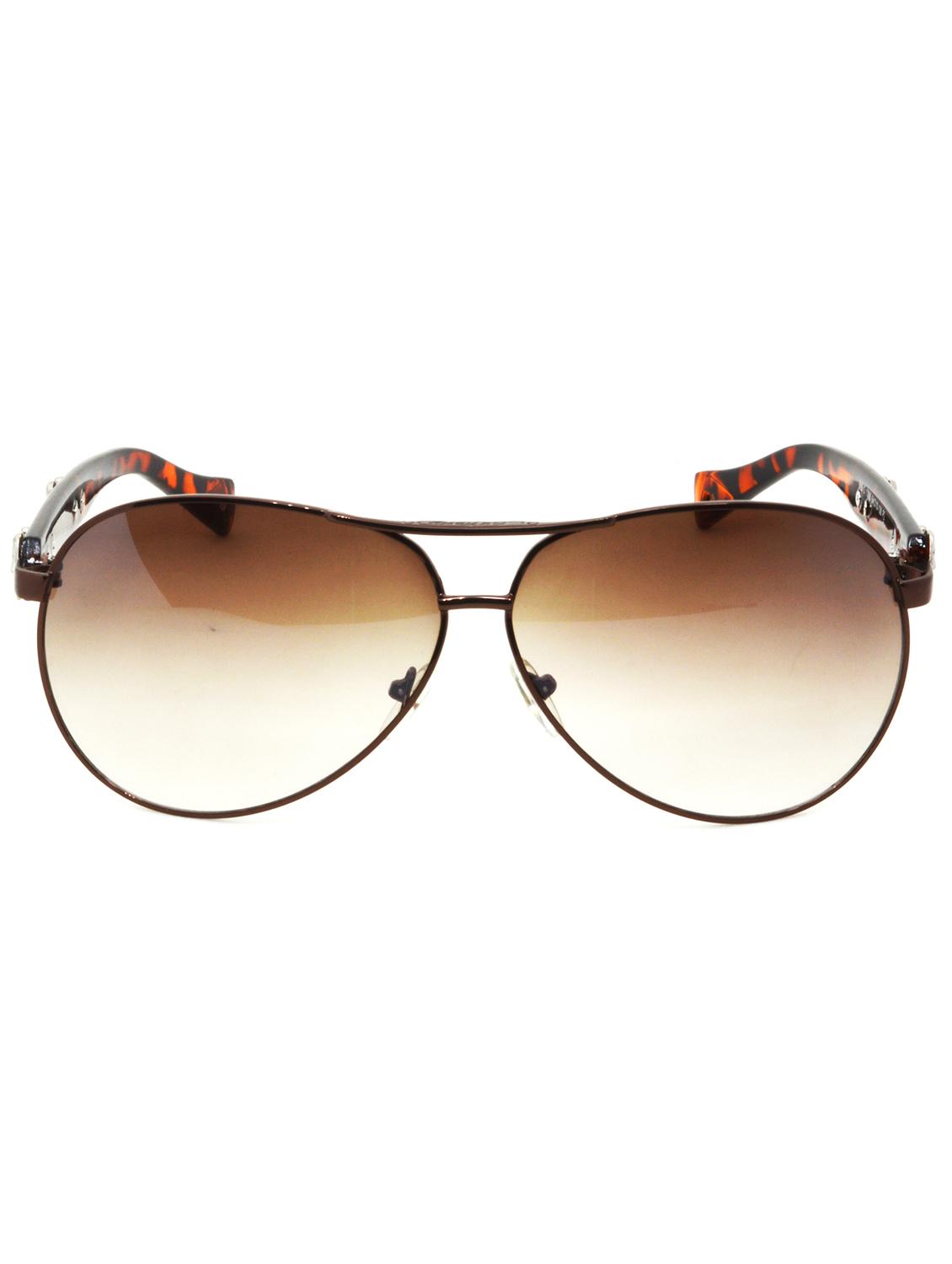 hrinkar men women boys & girls aviator &  sunglasses multicolor frame, brown lens (medium) - 18239268 -  Standard Image - 1