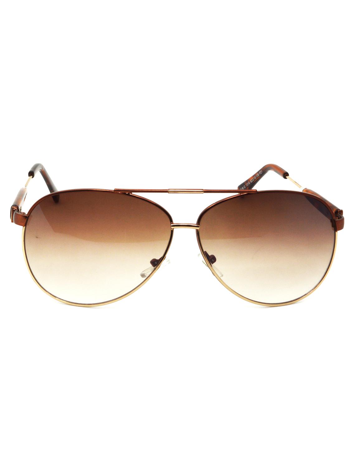 hrinkar men women boys & girls aviator & sunglasses multicolor frame, brown lens (medium) - 18239274 - Standard Image - 1