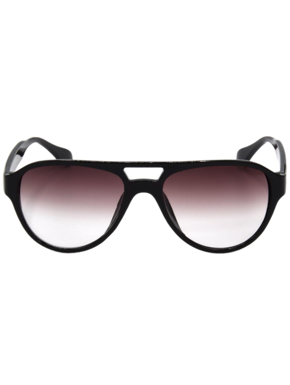 hrinkar men women boys & girls aviator & sunglasses black frame, blue lens (medium) - 18239310 - Standard Image - 1