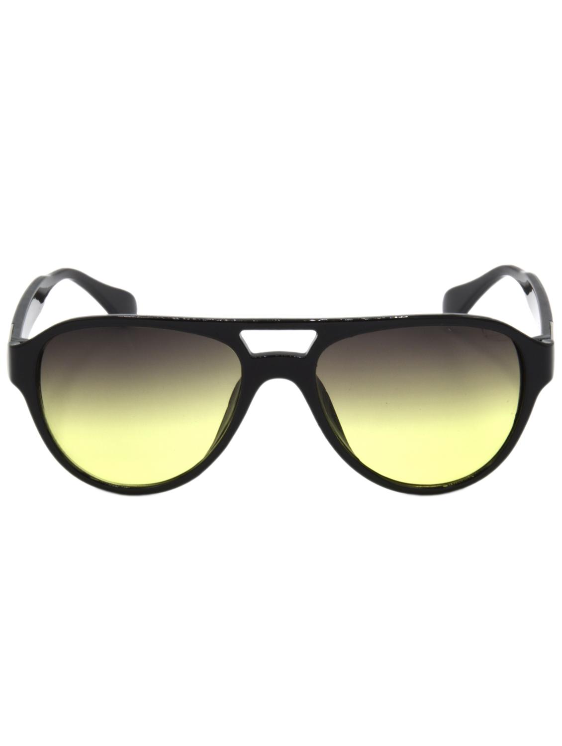 hrinkar men women boys & girls aviator & sunglasses black frame, blue lens (medium) - 18239311 - Standard Image - 1