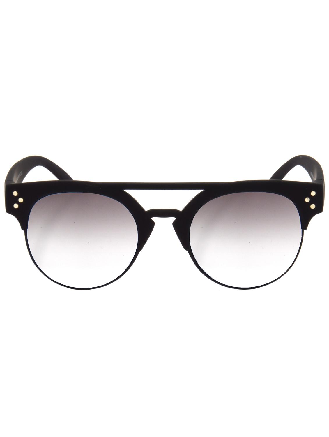 hrinkar men women boys & girls clubmaster &  sunglasses black frame, green lens (medium) - 18239331 -  Standard Image - 1