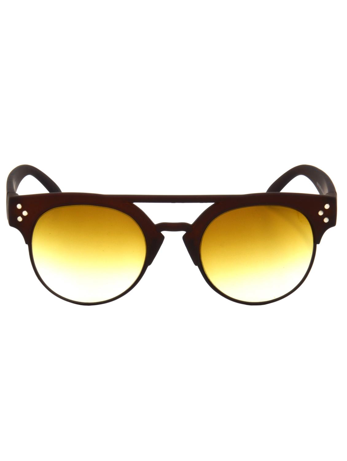 hrinkar men women boys & girls clubmaster & sunglasses black frame, green lens (medium) - 18239332 - Standard Image - 1