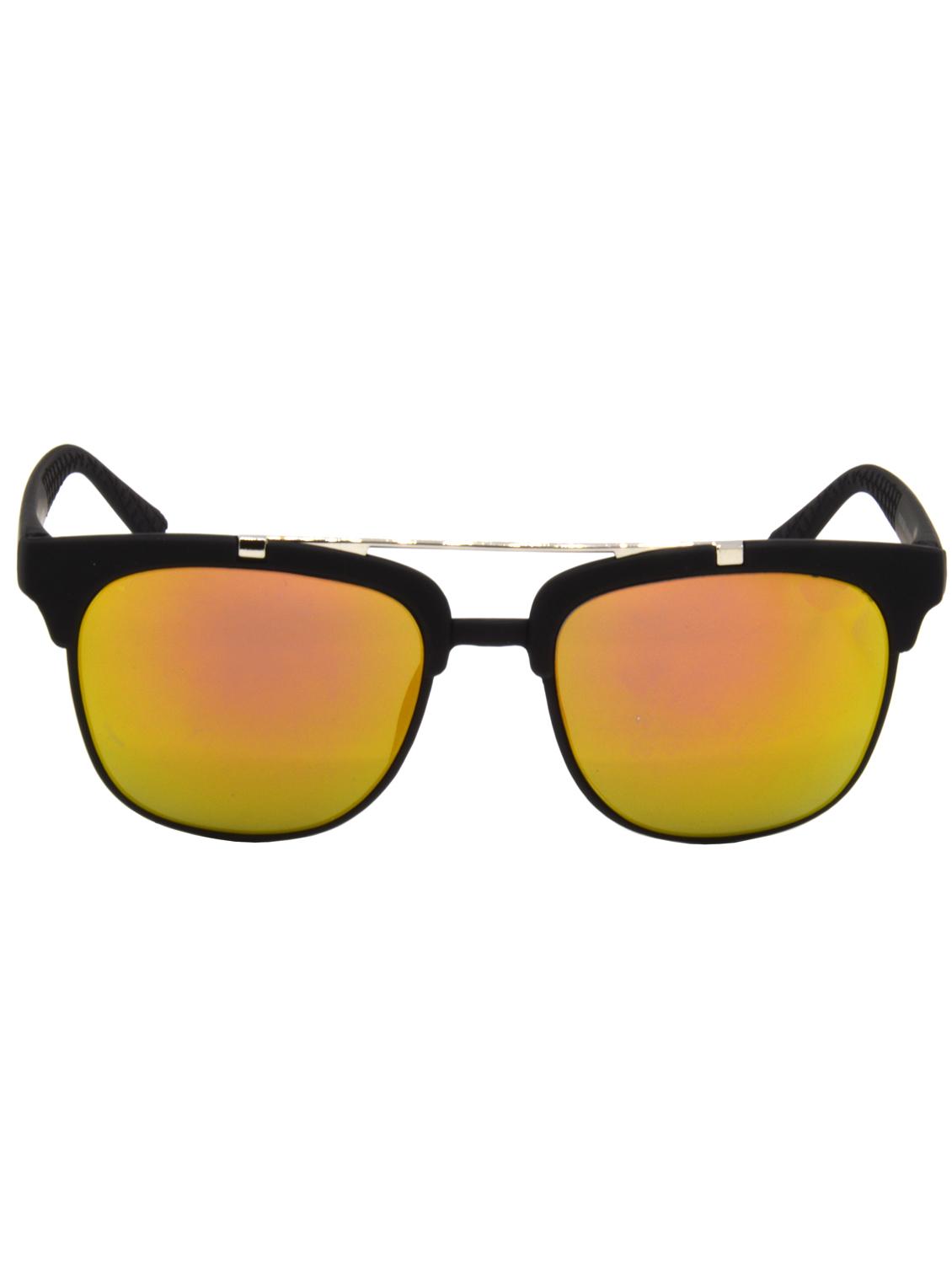 hrinkar men women boys & girls clubmaster &  sunglasses black frame, multicolor lens (medium) - 18239335 -  Standard Image - 1