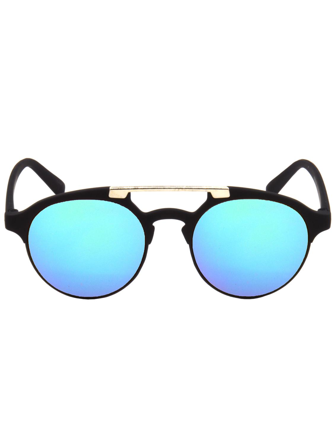 hrinkar men women boys & girls aviator & sunglasses black frame, multicolor lens (medium) - 18239338 - Standard Image - 1