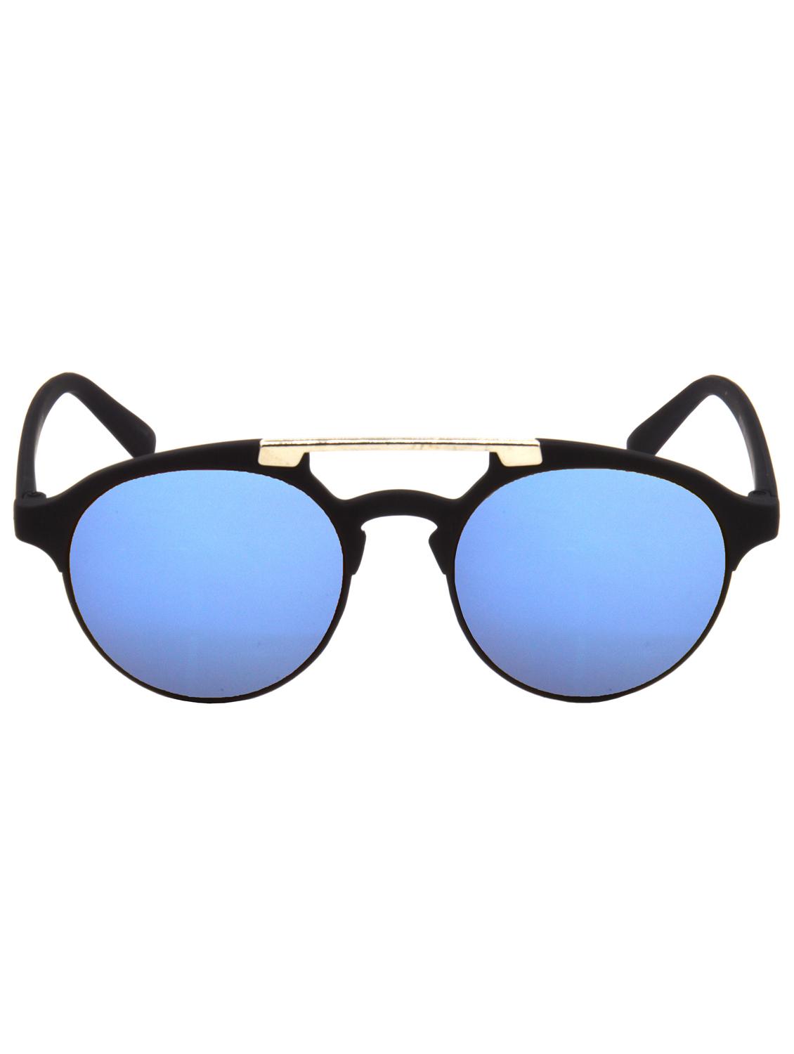 hrinkar men women boys & girls aviator & sunglasses black frame, multicolor lens (medium) - 18239339 - Standard Image - 1