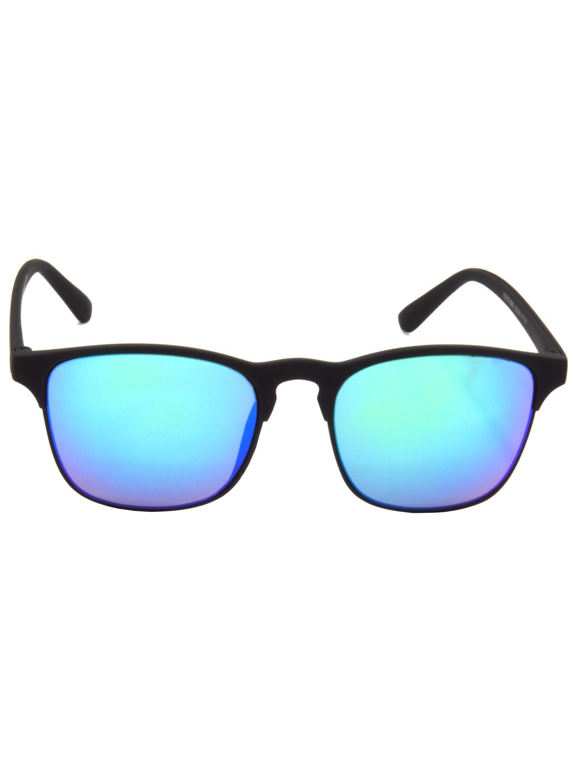 hrinkar men women boys & girls clubmaster &  sunglasses black frame, green lens (medium) - 18239352 -  Standard Image - 1