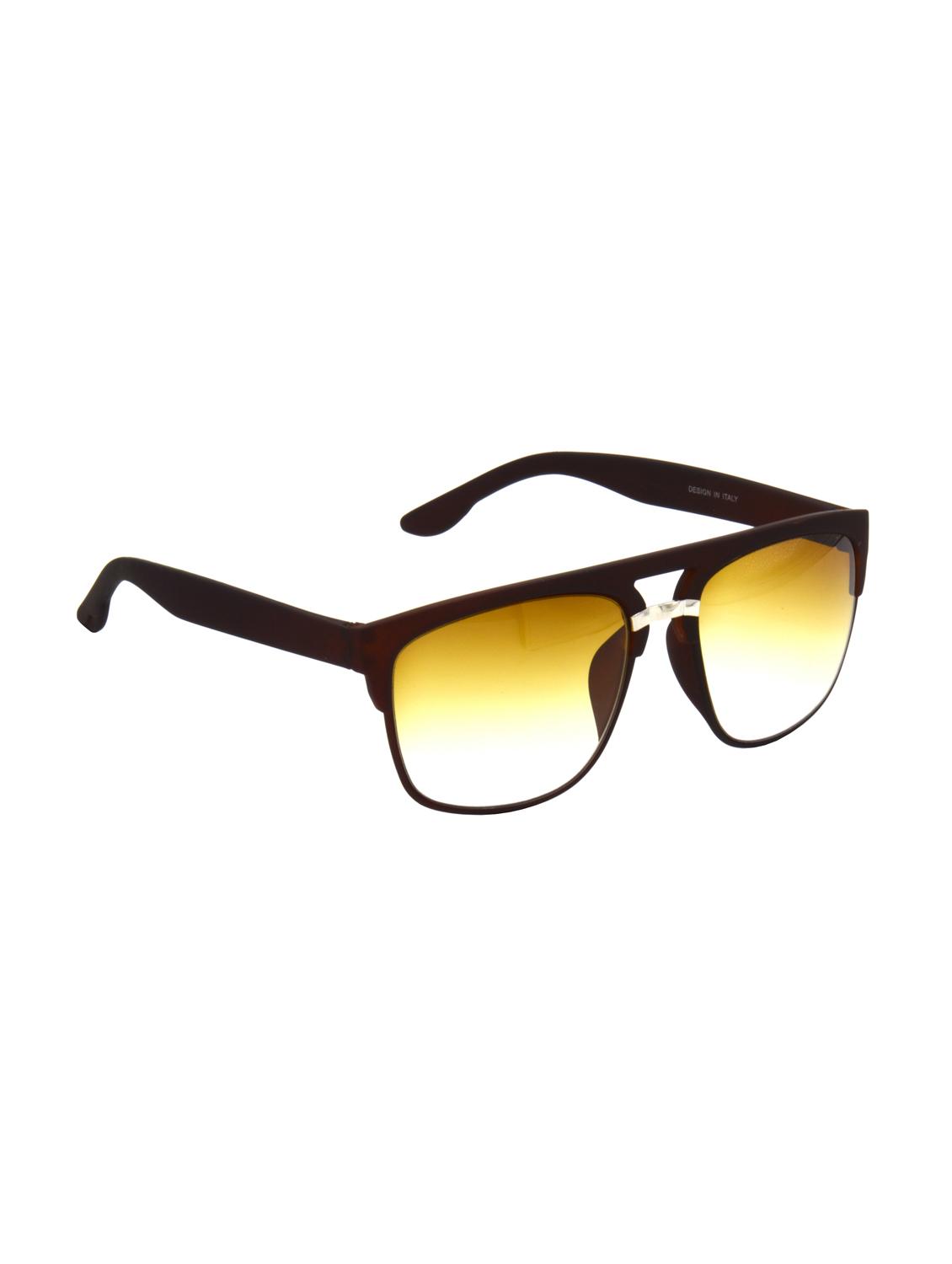 hrinkar men women boys & girls rectangular &  sunglasses black frame, green lens (medium) - 18239366 -  Standard Image - 1
