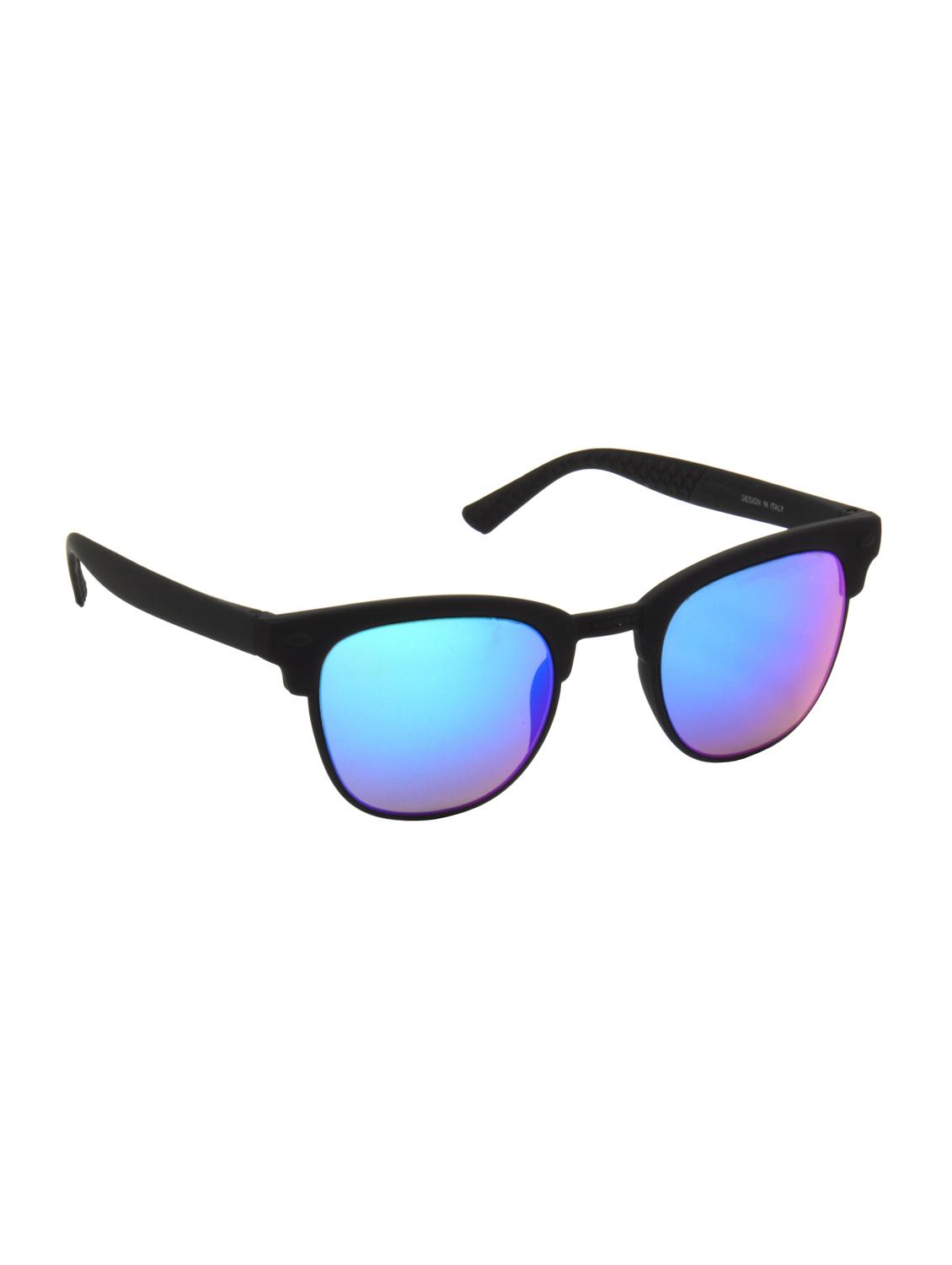 hrinkar men women boys & girls clubmaster &  sunglasses black frame, violet lens (medium) - 18239367 -  Standard Image - 1