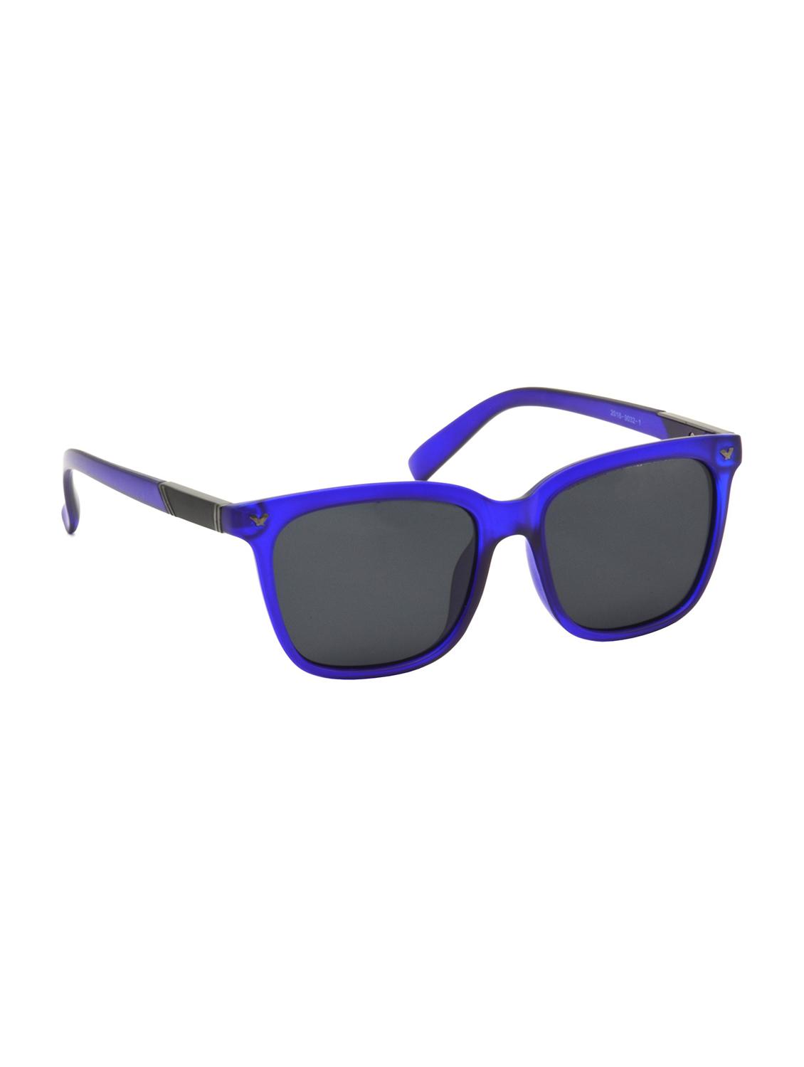 hrinkar men women boys & girls wayfarer & sunglasses blue frame, grey lens (medium) - 18239455 - Standard Image - 1