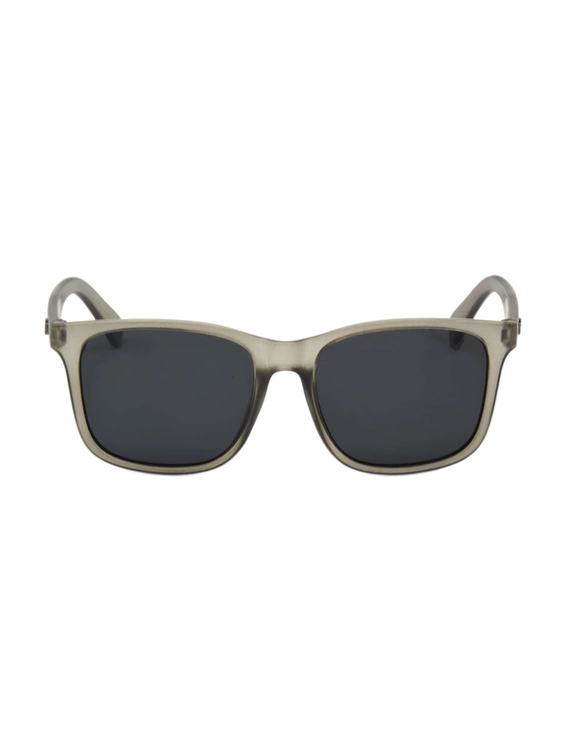 hrinkar men women boys & girls rectangular &  sunglasses grey frame, grey lens (medium)