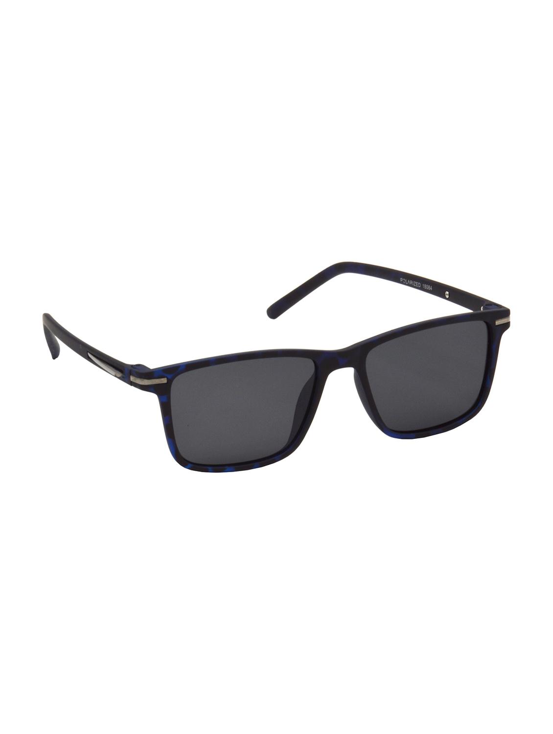 hrinkar men women boys & girls retro square & sunglasses black frame, black lens (medium) - 18239492 - Standard Image - 1