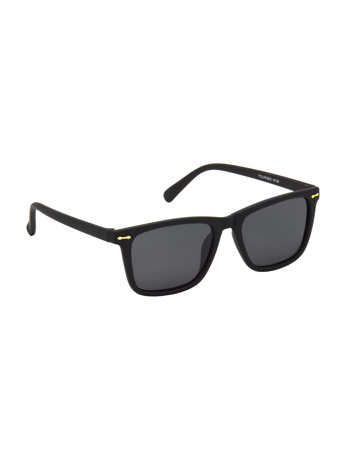 hrinkar men women boys & girls wayfarer  &  sunglasses black frame, black lens (medium) - 18239494 -  Standard Image - 1