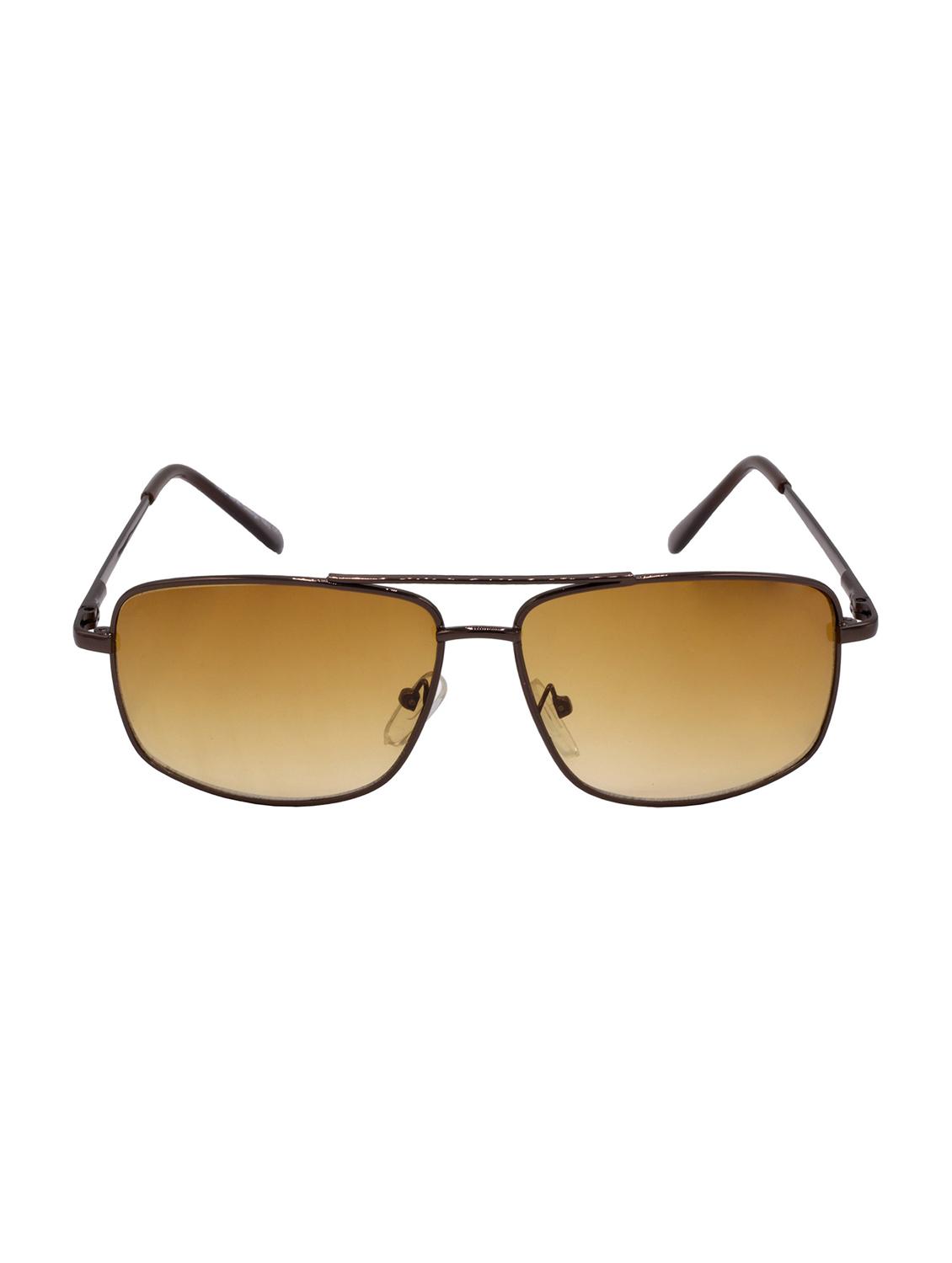 hrinkar men women boys & girls rectangular & sunglasses brown frame, clear lens (medium) - 18239565 - Standard Image - 1