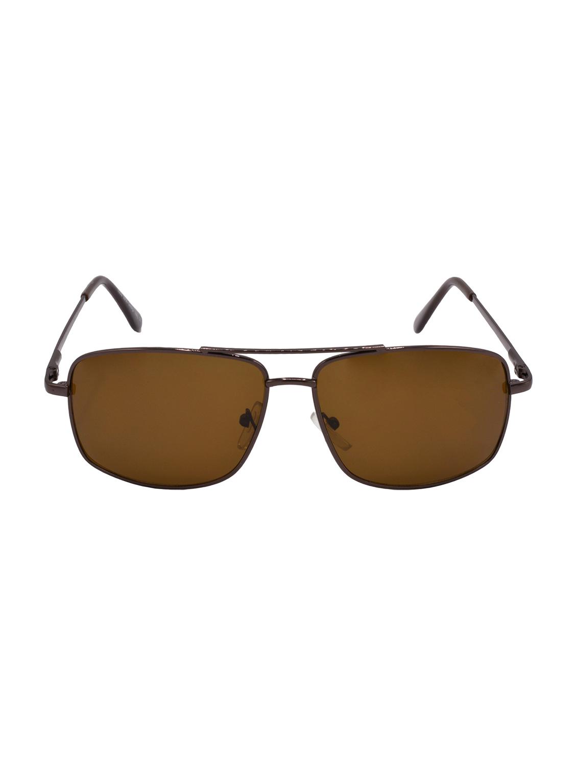 hrinkar men women boys & girls rectangular & sunglasses brown frame, brown lens (medium) - 18239568 - Standard Image - 1