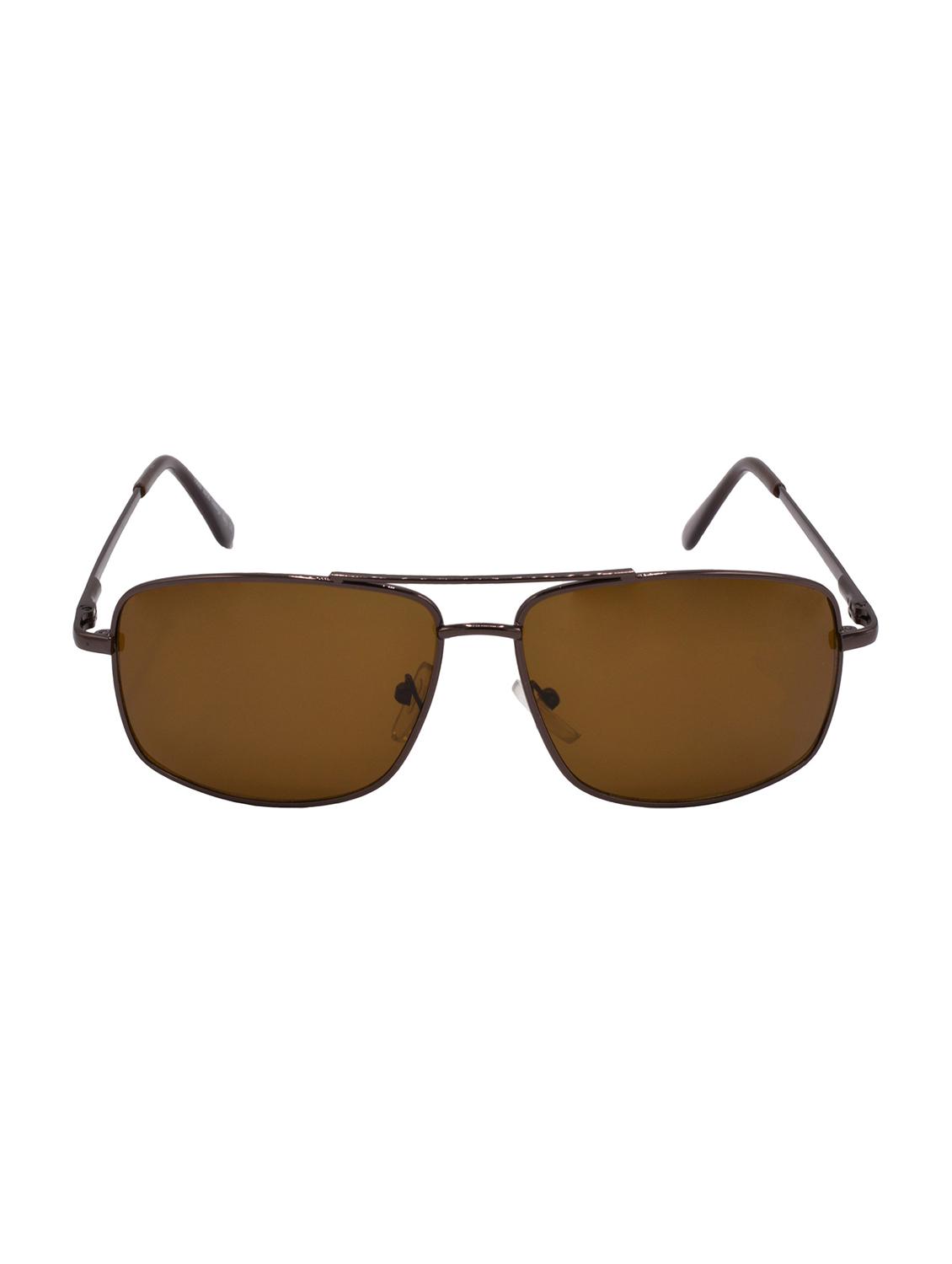 hrinkar men women boys & girls rectangular &  sunglasses brown frame, brown lens (medium) - 18239579 -  Standard Image - 1