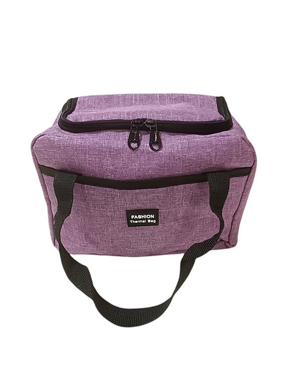 purple satin utility bag - 18239650 - Standard Image - 1