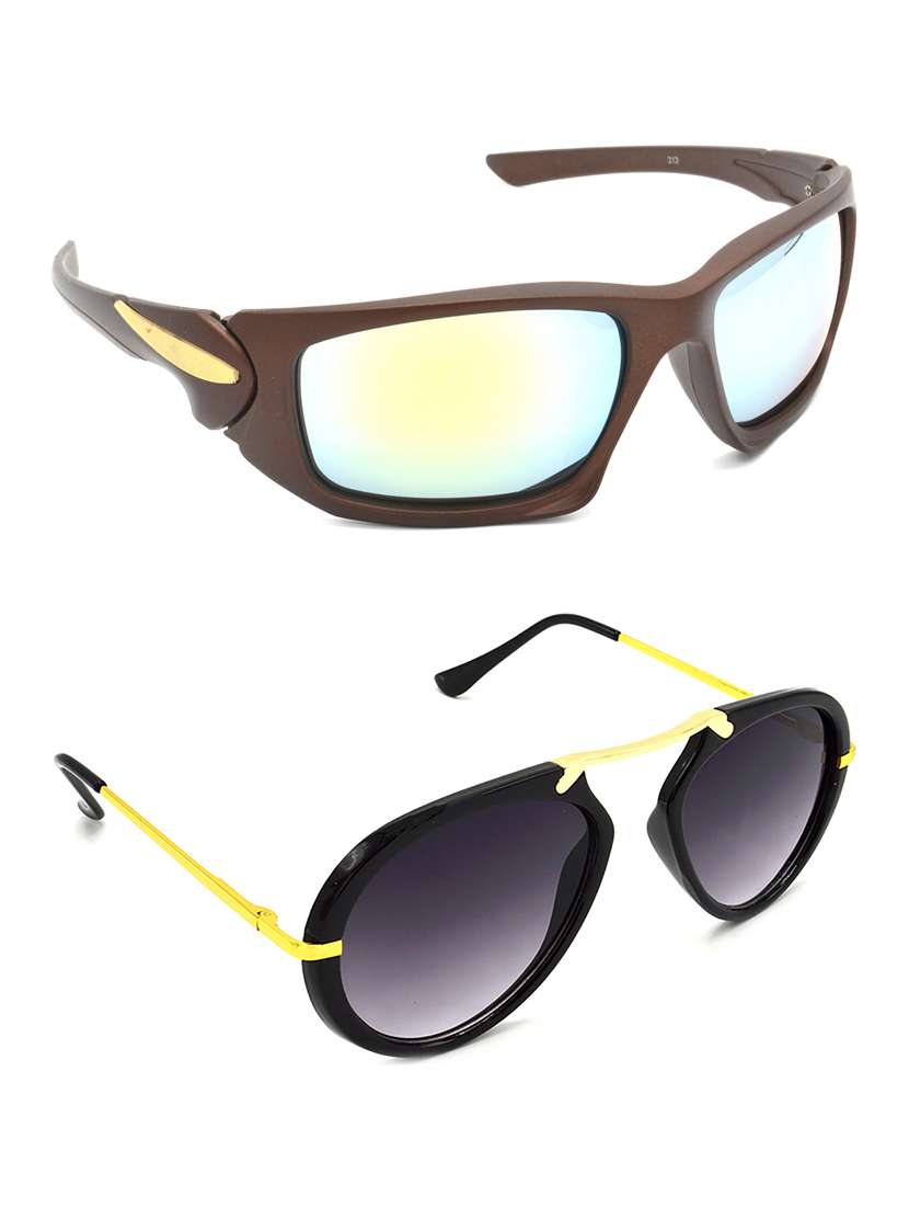pack of 2 multi colored sunglasses