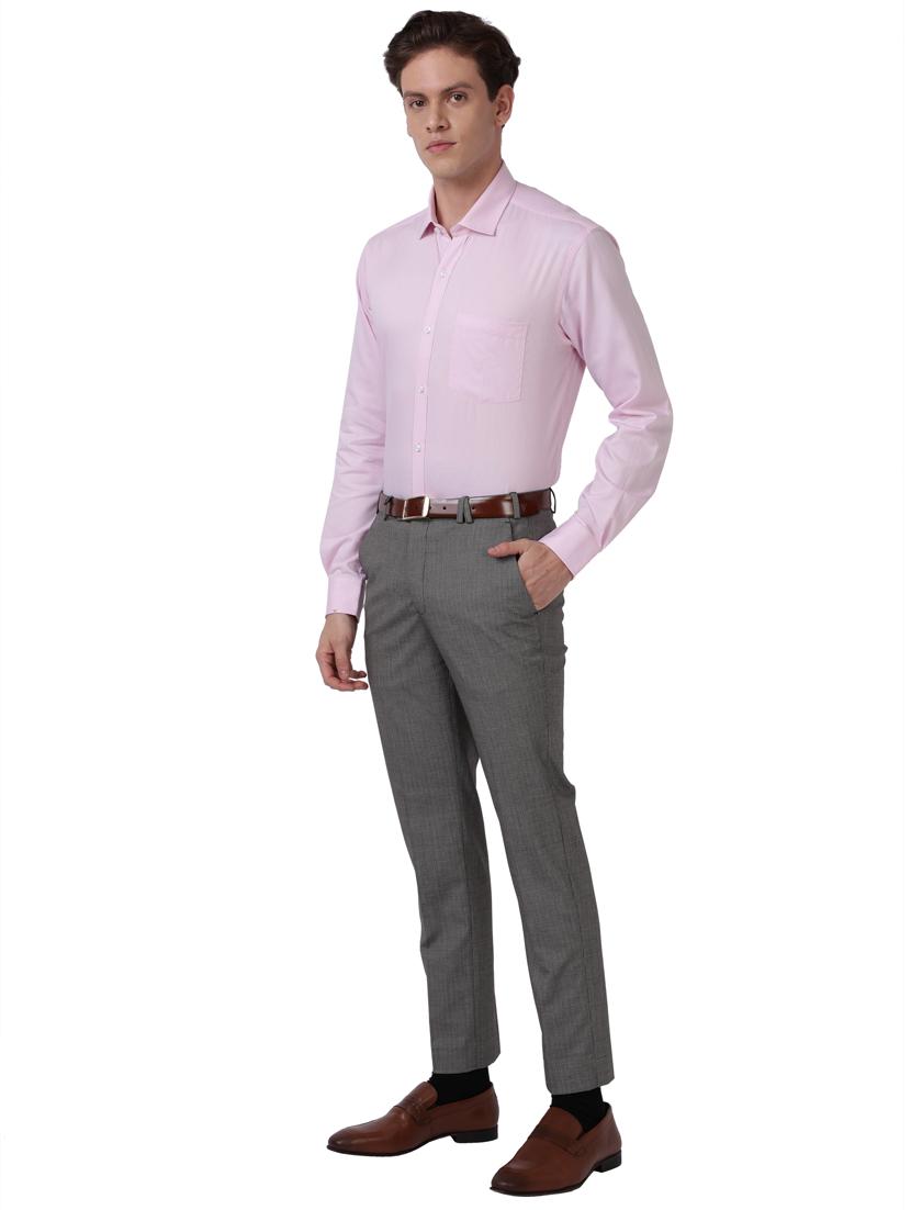 pink self-designed formal shirt - 18244480 - Standard Image - 4