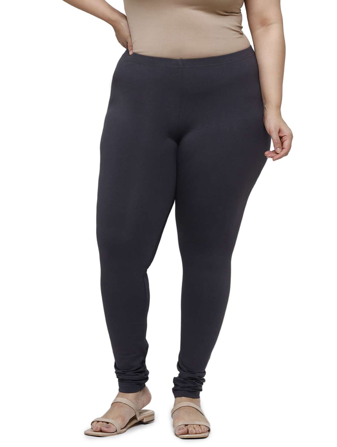 mid rise solid plus legging
