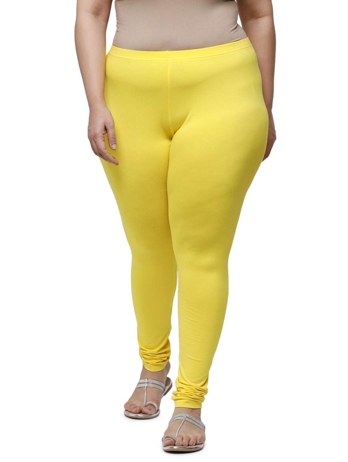 mid rise solid plus legging - 18246354 -  Zoom Image - 0