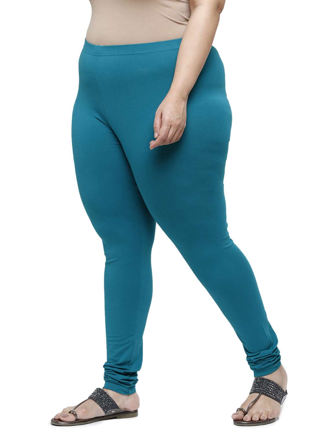 mid rise solid plus legging - 18246381 -  Standard Image - 1