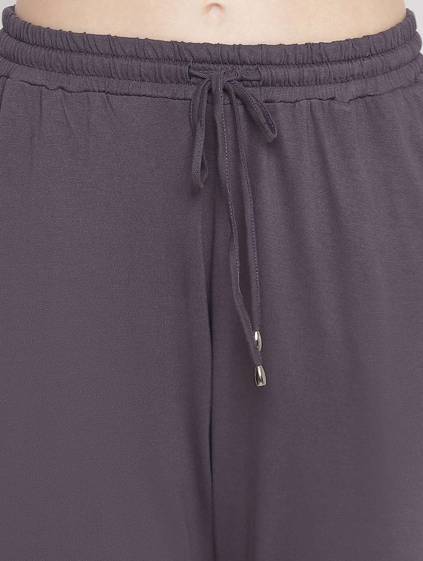 mid rise solid pajama - 18246519 -  Standard Image - 4