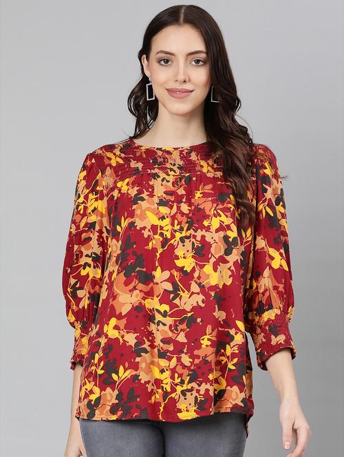 women's straight round neck top - 18246559 -  Standard Image - 0