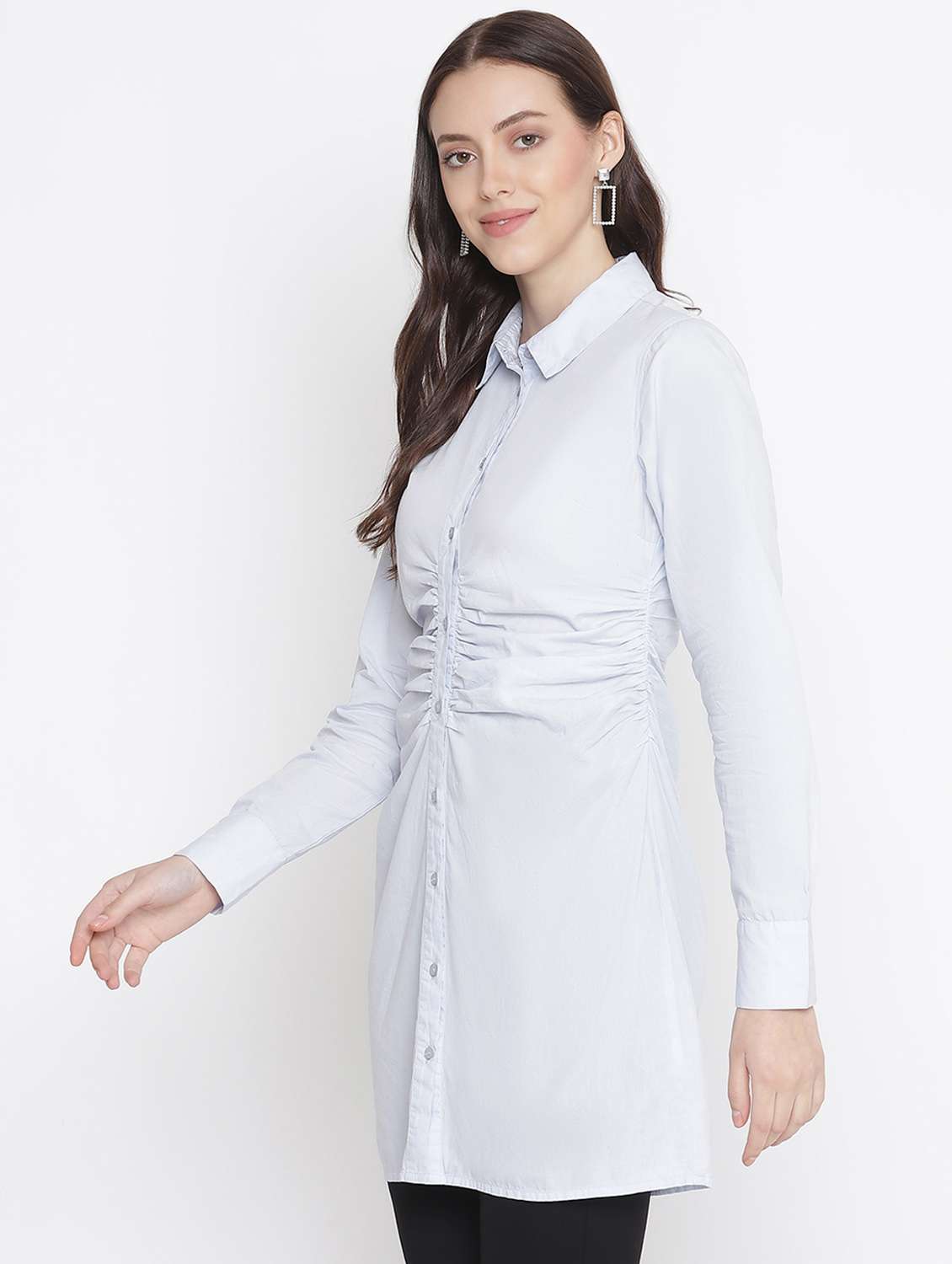 long sleeved solid top - 18246584 - Standard Image - 1