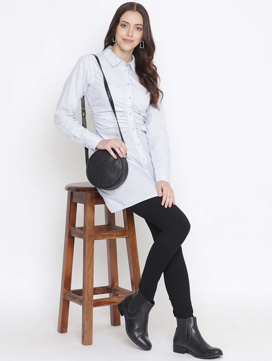 long sleeved solid top - 18246584 - Standard Image - 4