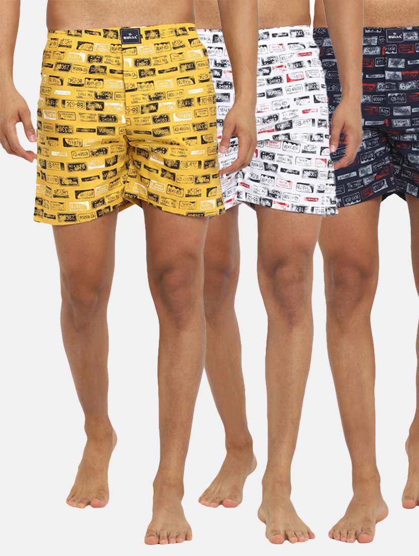 set of 3 printed boxer