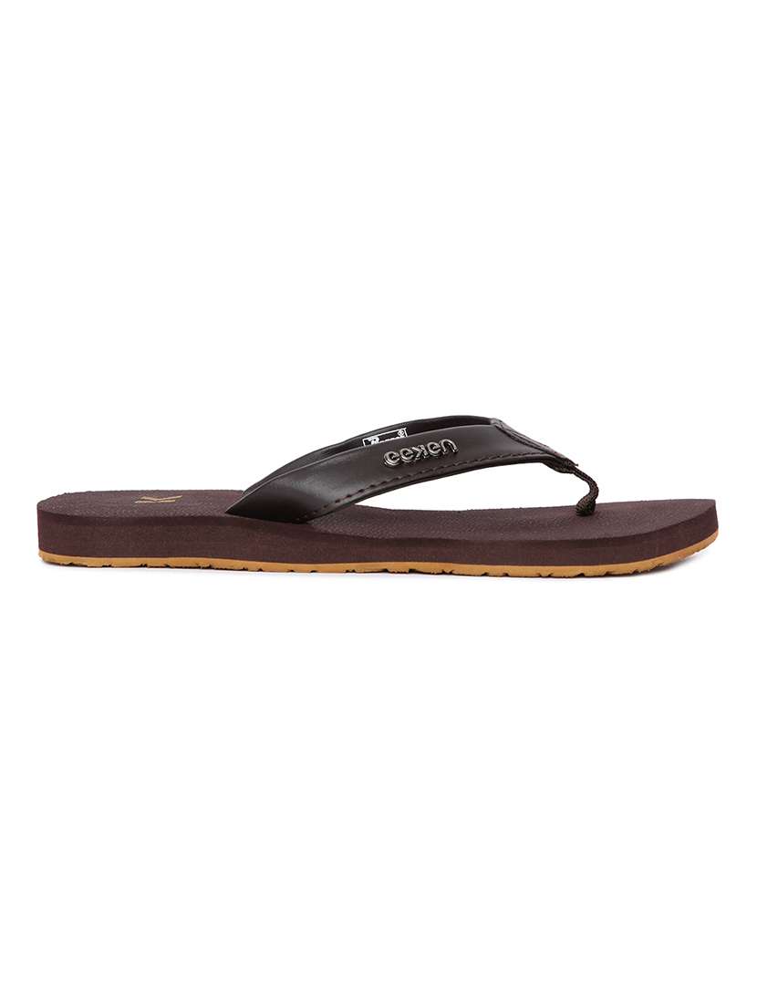 brown pvc  flip flops - 18247041 -  Standard Image - 1