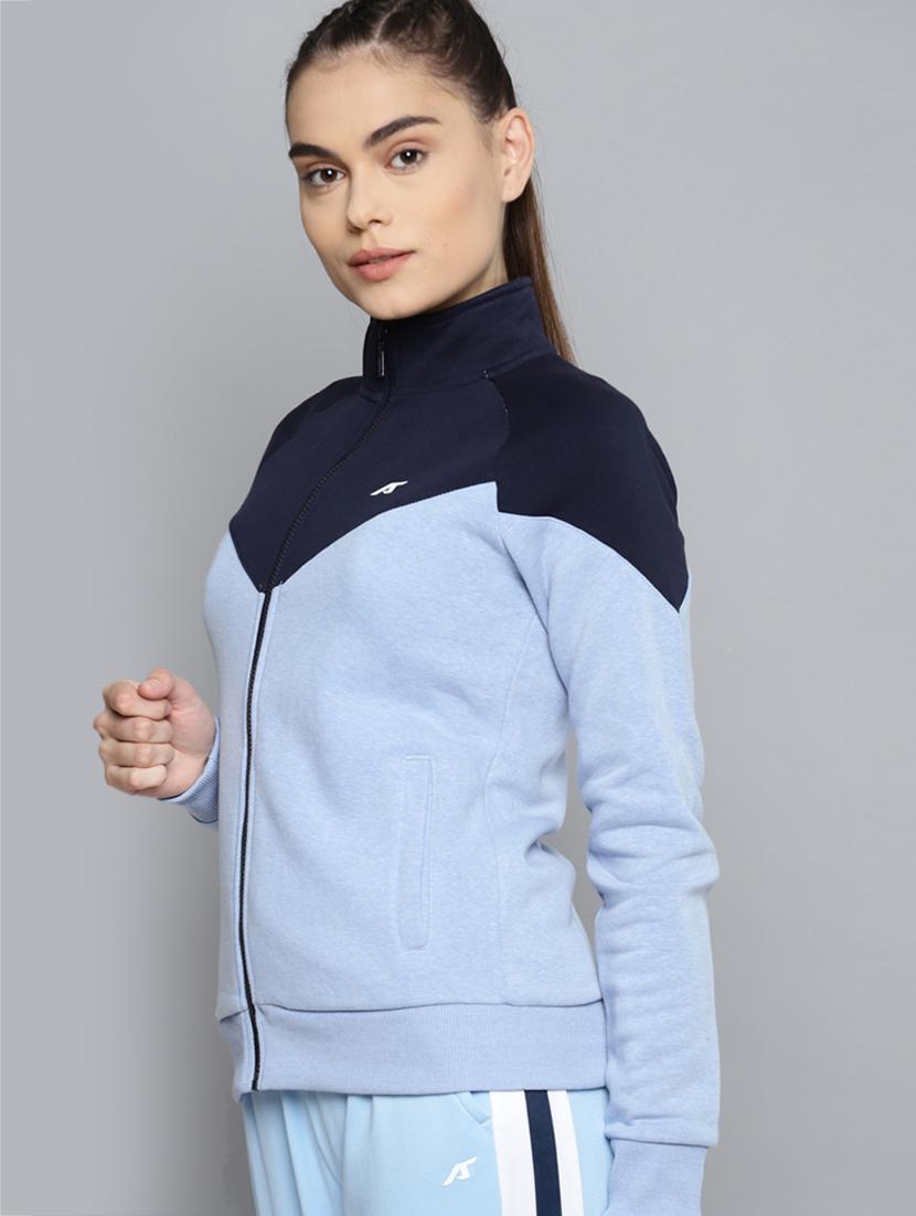 long sleeved color block regular jacket - 18247783 - Standard Image - 1