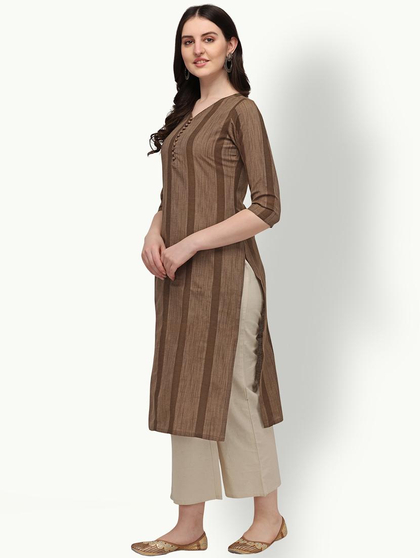 women's straight kurta - 18247804 - Standard Image - 1
