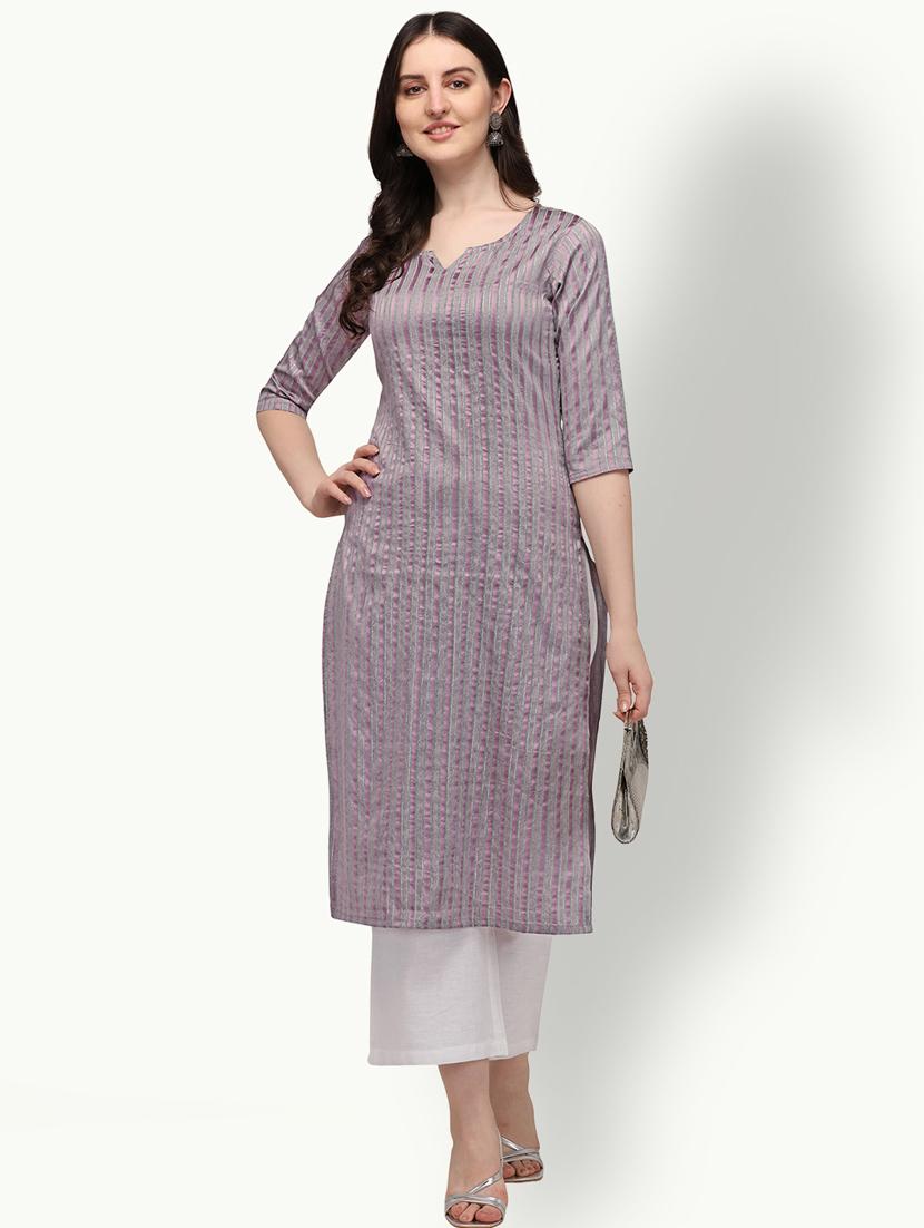 women's straight kurta - 18247821 - Standard Image - 1