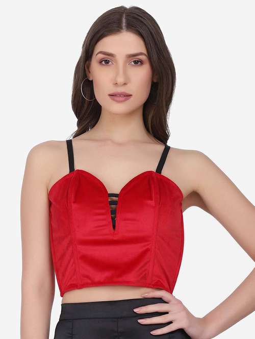 cami neck corset bra - 18247925 -  Standard Image - 0