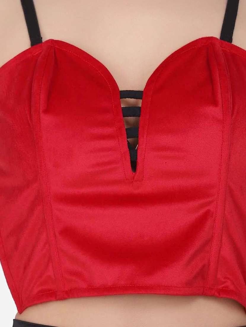 cami neck corset bra - 18247925 -  Standard Image - 4